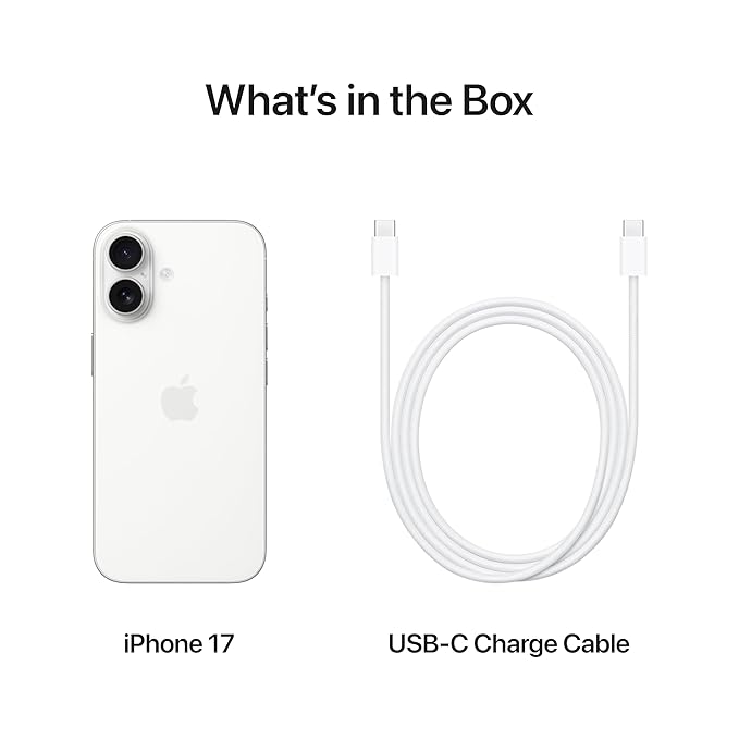 Apple iPhone 17 (256GB) – White | A19 Chip
