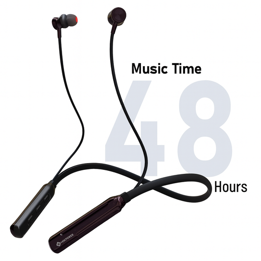 MAK Power BT-325 Wireless Neckband (48H Playtime)