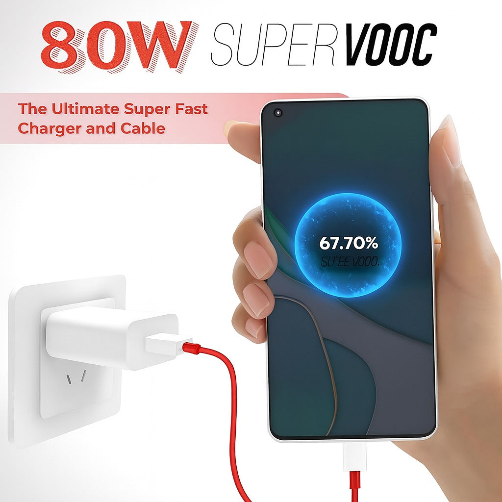 OnePlus SUPERVOOC 80W Power Adapter