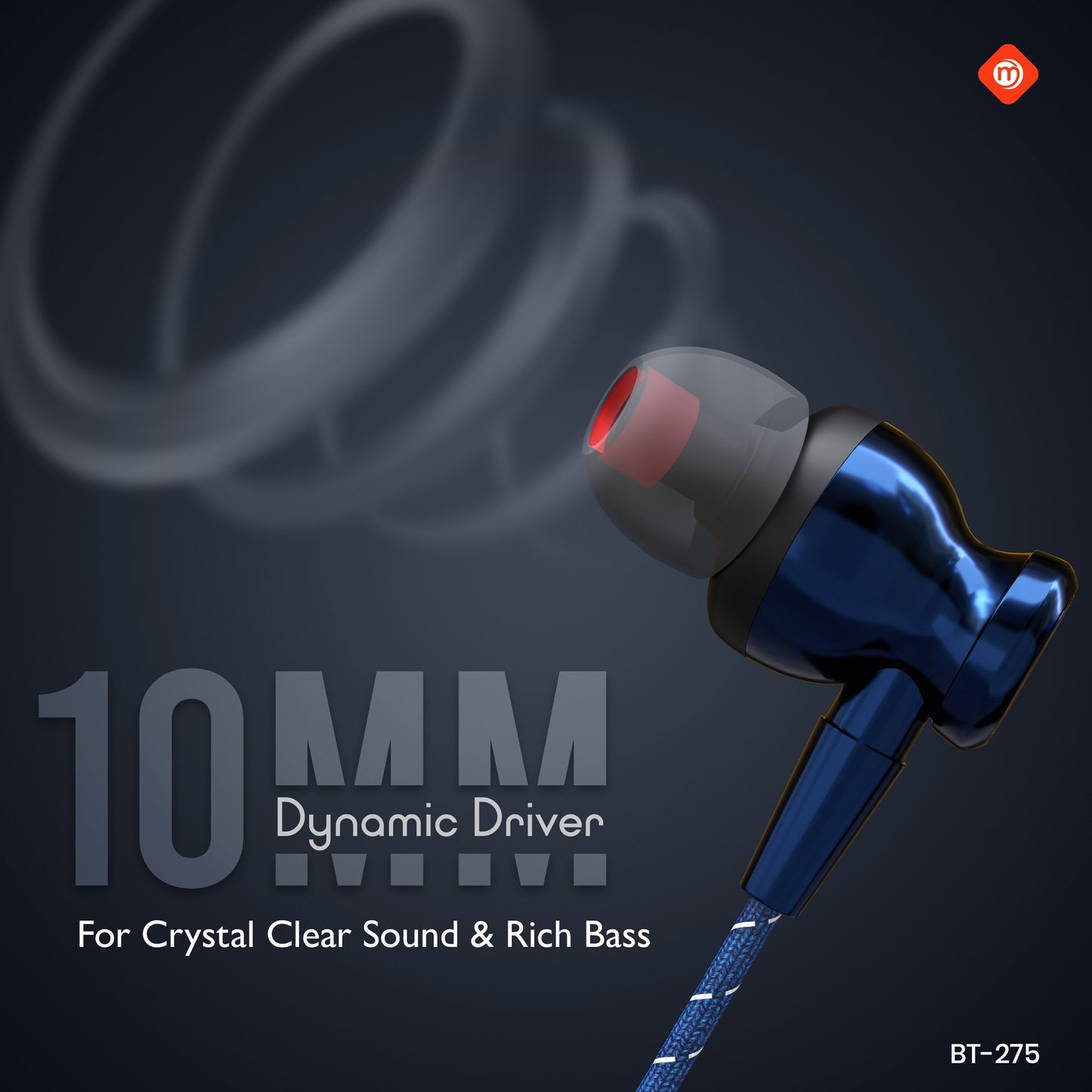 MAK Power 40 Hours Playtime Neckband BT-275