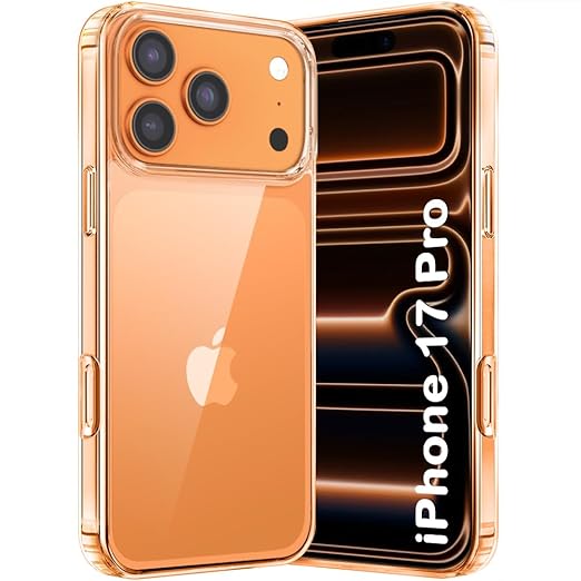 Apple iPhone 17 Pro Back Cover, Premium Shockproof Protective Case