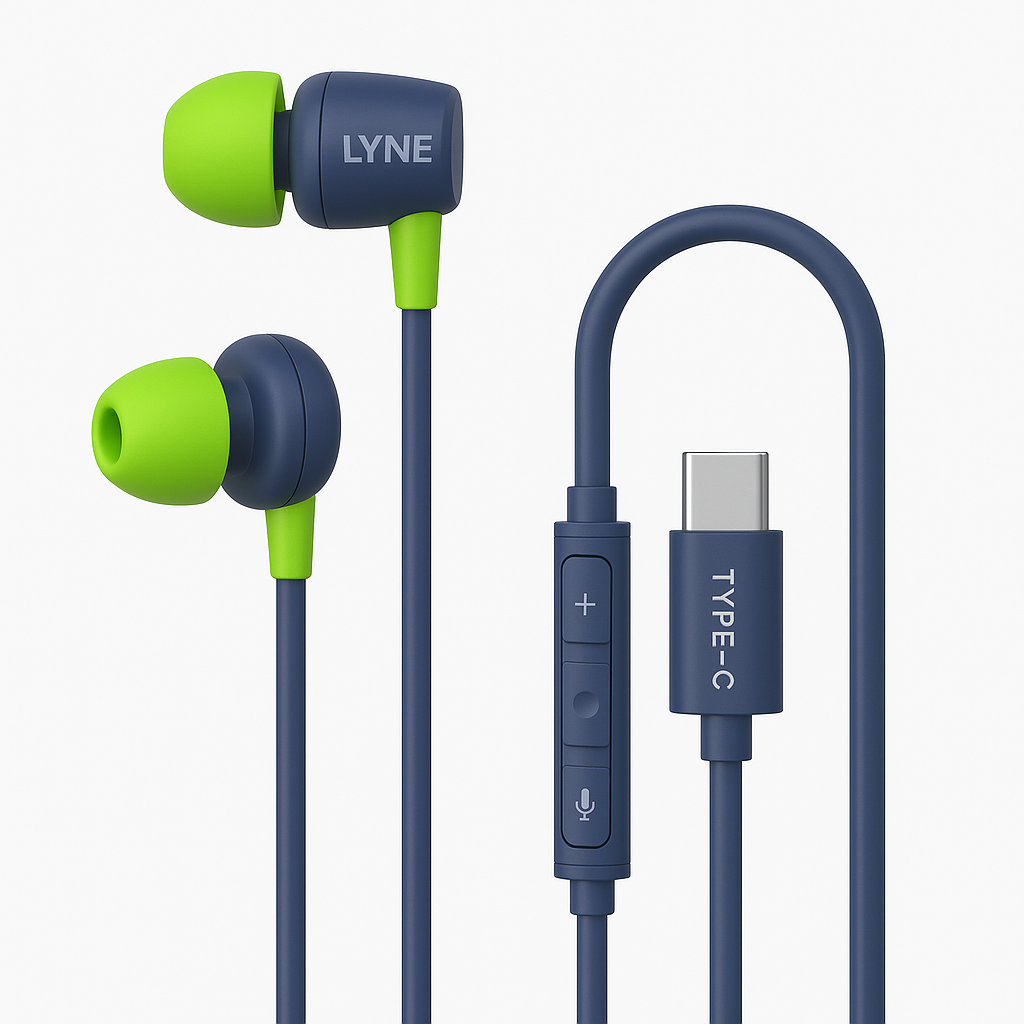 LYNE Photon 18 Type-C Wired Earphones