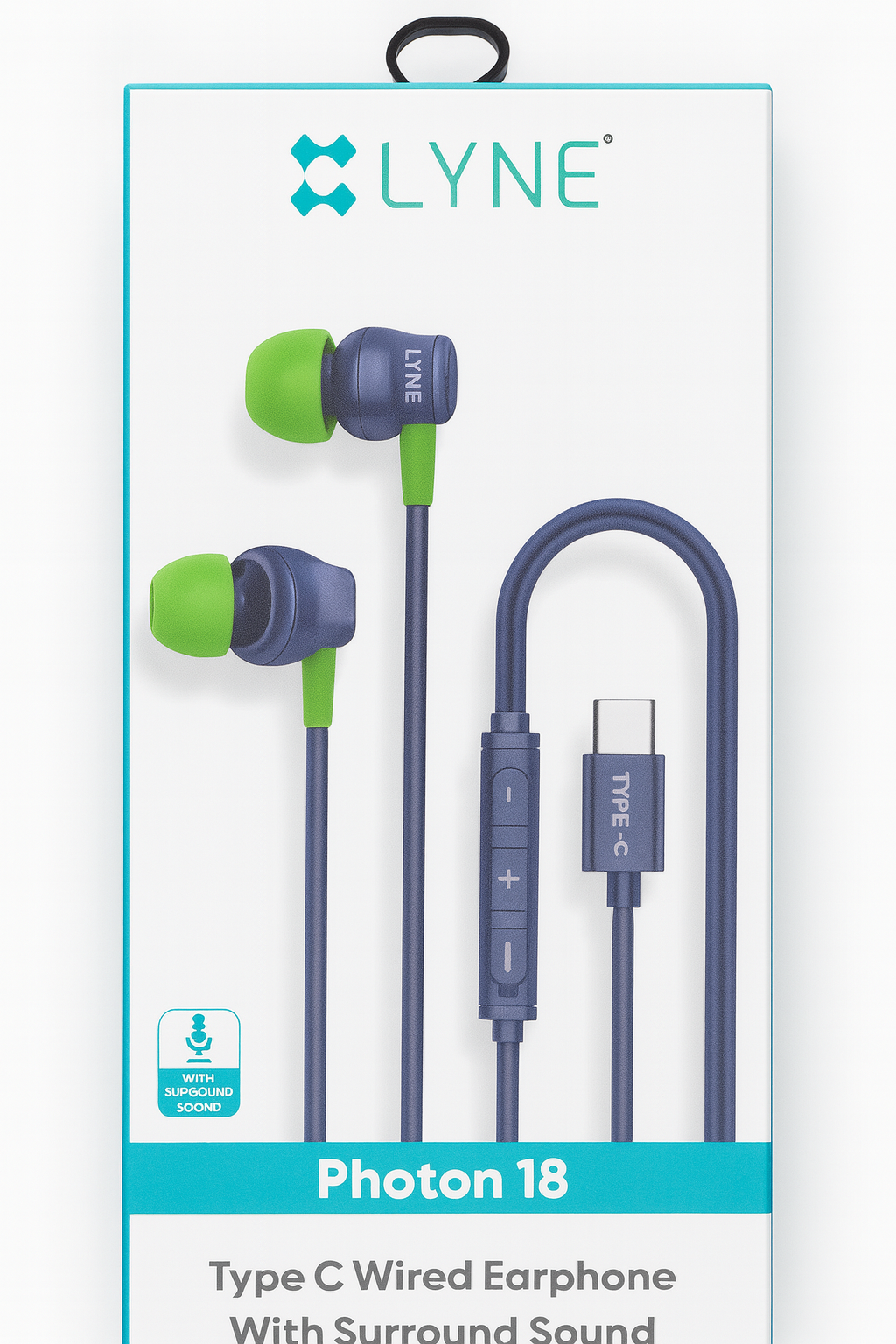 LYNE Photon 18 Type-C Wired Earphones